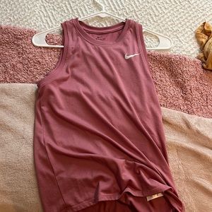 pink nike tank top